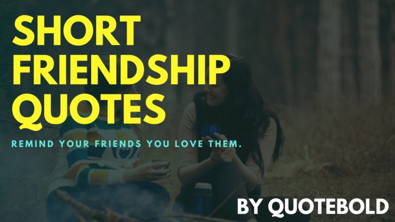 short friendship quotes image