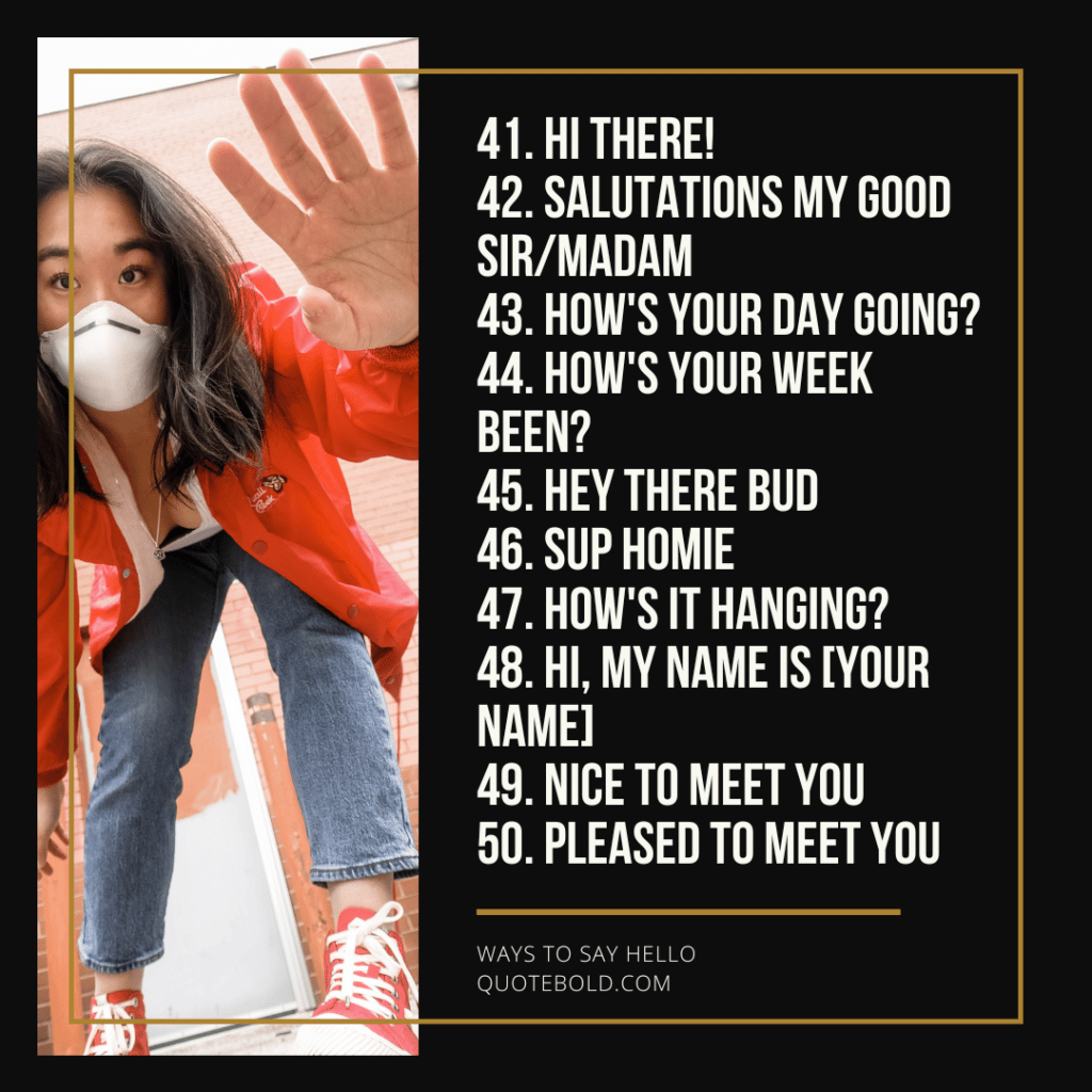 Ways to Say Hello (5)